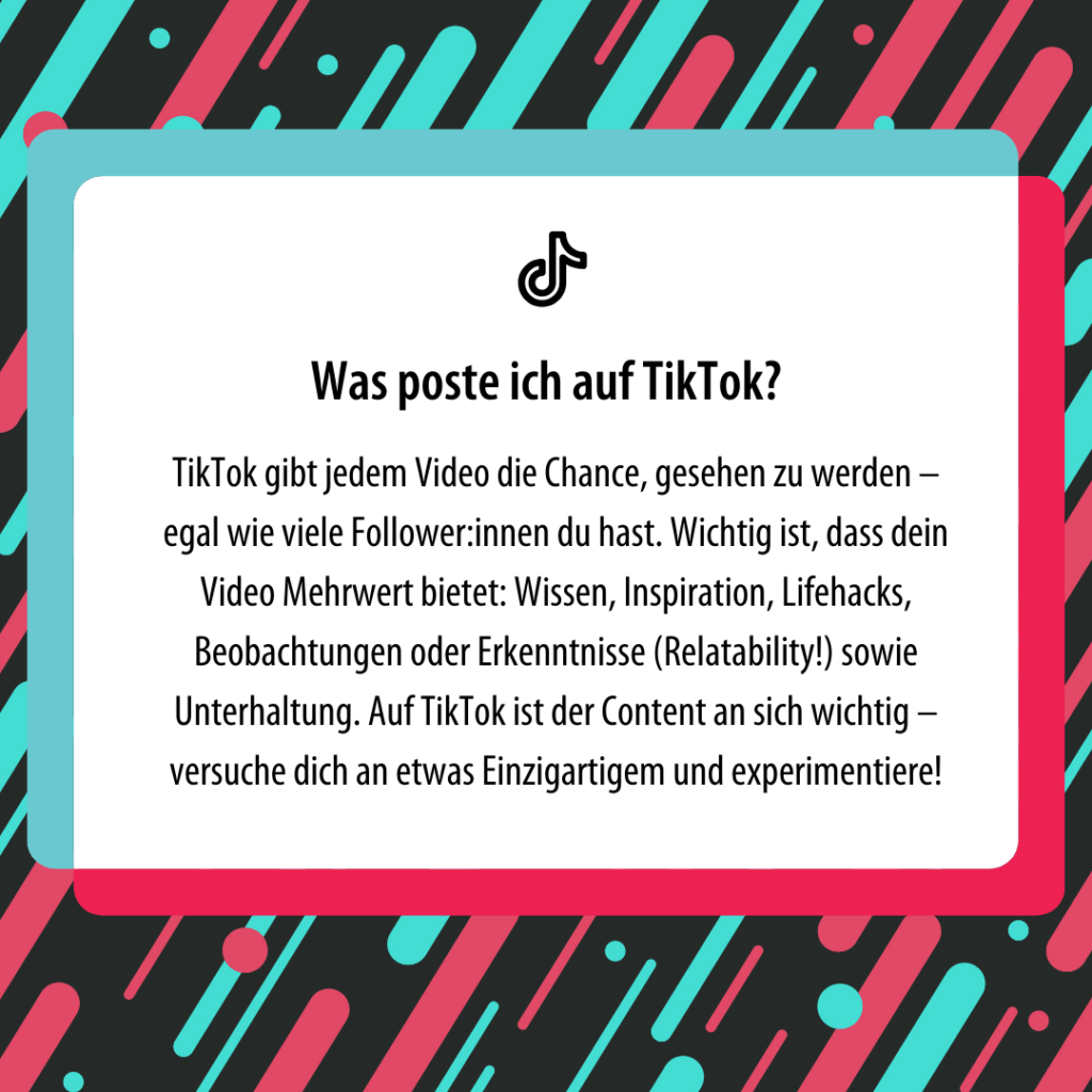 Welcher Video-Content für welche Plattform: TikTok vs. IG Teil 3